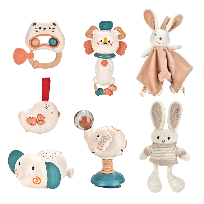 婴侍卫（BBG）婴儿安抚套装7件套 NO.96111（单位：套） 混色